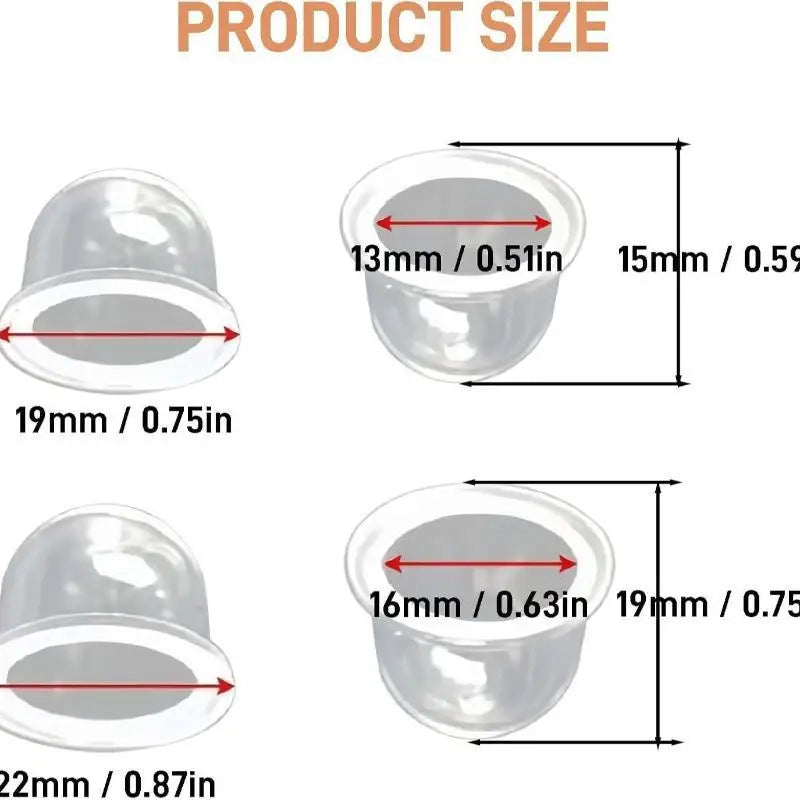 10pcs Clear Acrylic Display Dome Dust Cover for Collectibles Acrylic Display Dome Nixie