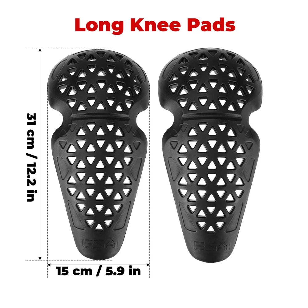 KEMIMOTO CE1 Knee & Hip Pads 4-Piece Motorcycle Protective Set Motorcycle Protective Pads Nixie Long knee pads