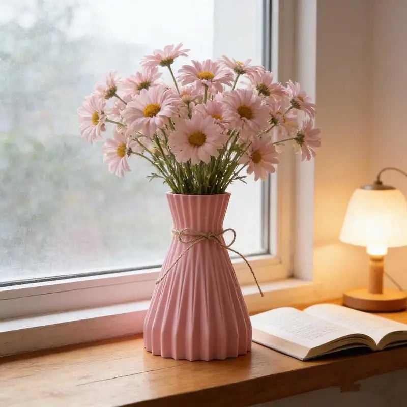 Pleated Origami Foldable Flower Vase | Modern Minimalist Décor Decorative Flower Vase Nixie