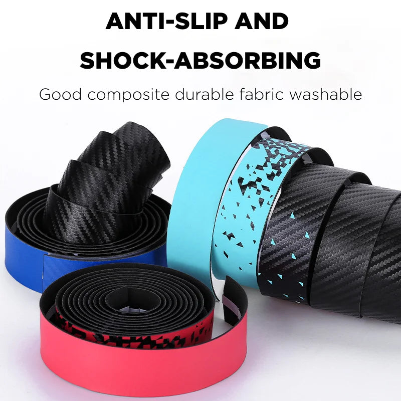 BUCKLOS Road Bike Handlebar Tape Anti-Slip PU Sponge Wrap