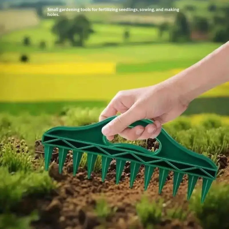 Manual Seed Spreader & Soil Dibbler – 12-Hole Garden Tool Garden Planting Tool Nixie