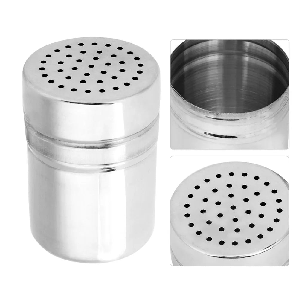 2PCS Stainless Steel Toothpick Holder – Rotating Perforated Lid Toothpick Holder Nixie