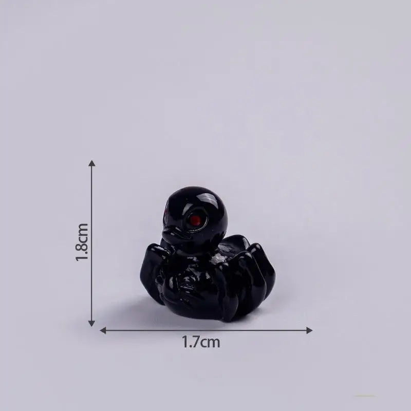 10Pcs Mini Halloween Resin Duck Figurines – Pumpkin & Ghost Halloween Figurines Nixie A11 10PCS