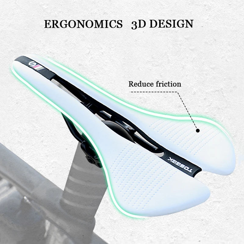 TOSEEK Ultralight MTB Road Bike Saddle Hollow Ergonomic Cushion Bicycle Saddle Nixie