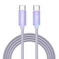 Rocoren 100W USB-C Cable 5A PD 3.1 Fast Charging – Samsung, Mac USB-C Charging Cable Nixie 60W Purple 2m