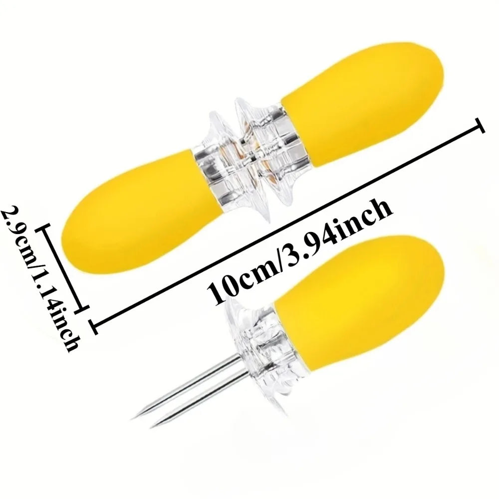 2PCS Corn on the Cob BBQ Forks – Grilling Skewer Set