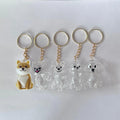 Pet Fur Keepsake Capsule Keychain – Transparent Memorial Locket
