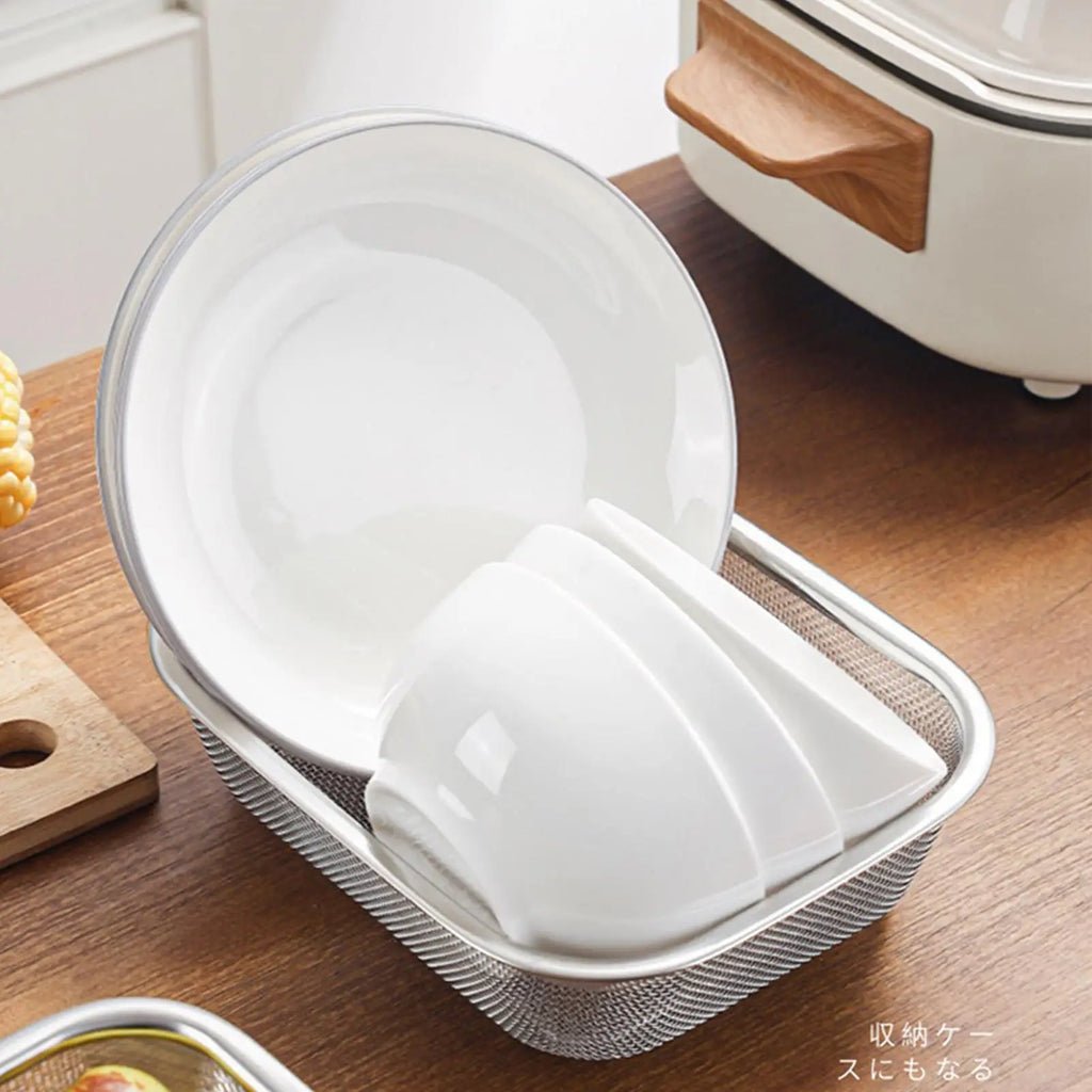 Stainless Steel Rectangle Fine Mesh Oil Strainer Basket