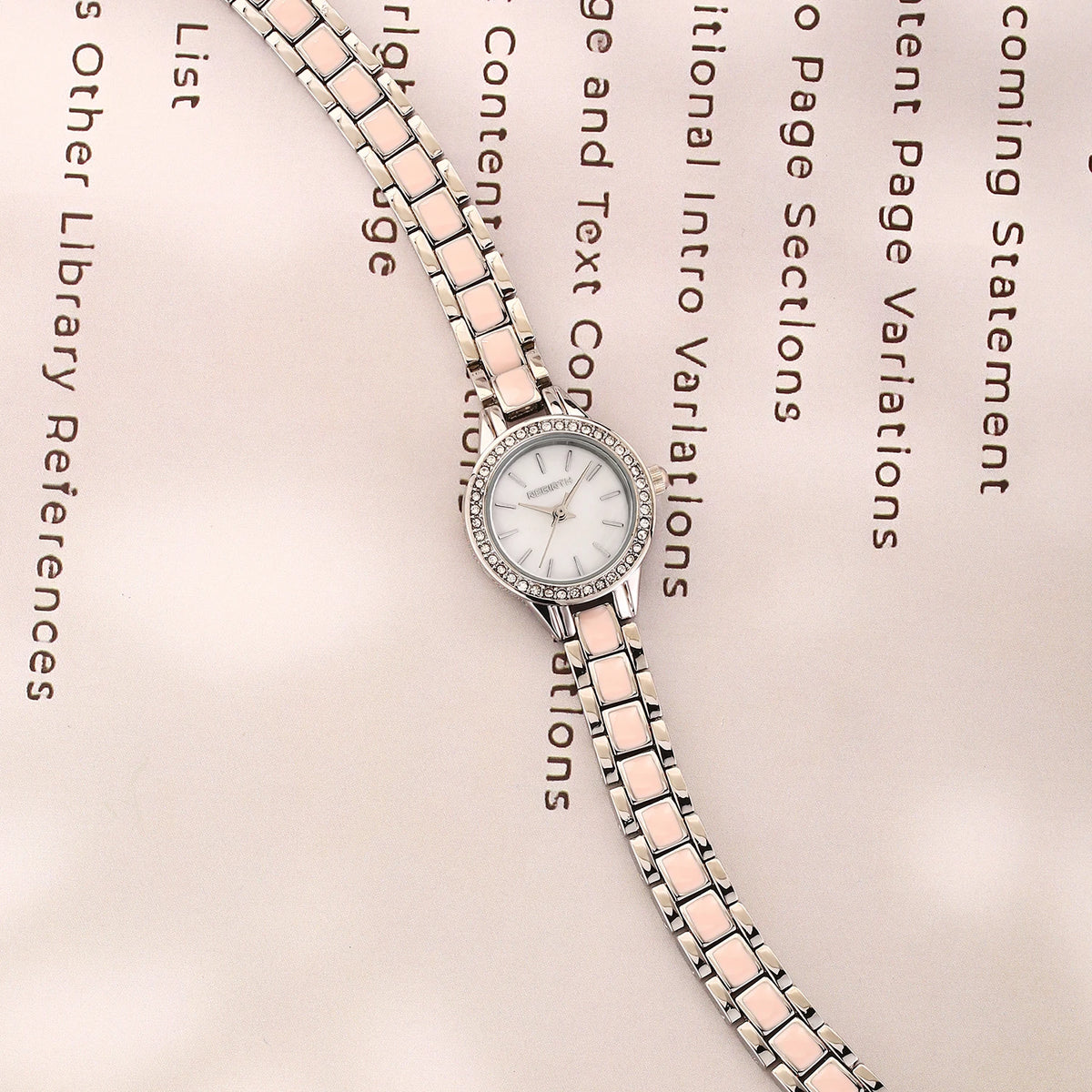 REBIRTH Casual Quartz Watch – Stainless Steel, Water-Resistant Quartz Watch Nixie