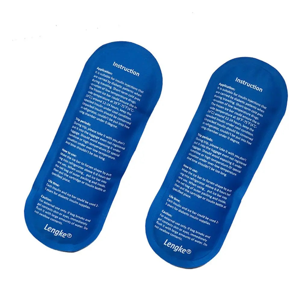 3-Pack Reusable Travel Gel Ice Packs – Compact Cold Cooling Bag Gel Ice Packs Nixie