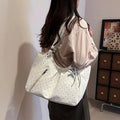 Nixie Polka Dot Tote Bag – Large Women's Shoulder Handbag Women's Tote Bag Nixie Off-white