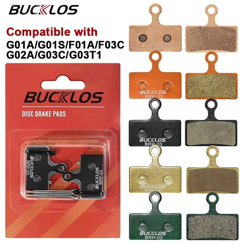 BUCKLOS Hydraulic Disc Brake Pads MTB Road Bike G01S M9000 Disc Brake Pads Nixie