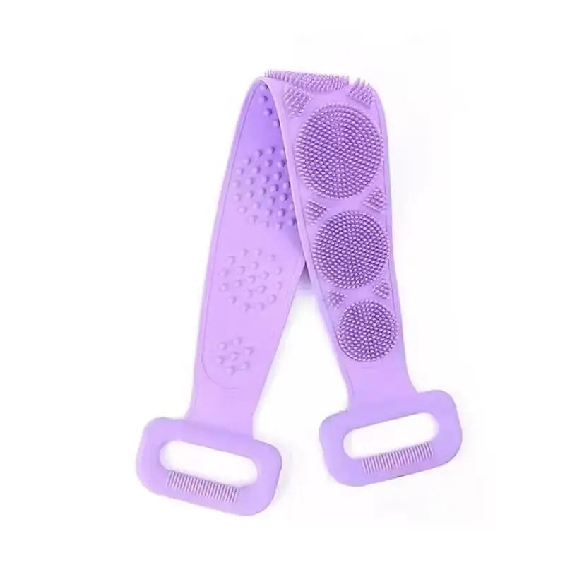 Silicone Back Scrubber Belt – Double-Sided Exfoliating Brush