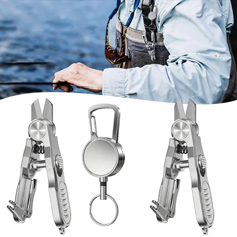 Fishing Line Scissors & Knot Tying Tool | Stainless Steel Fishing Scissors Tool Nixie