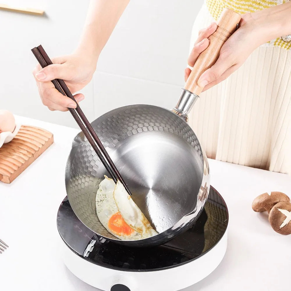 FEB.WIND Yukihira Stainless Steel Saucepan with Lid & Hook Yukihira Saucepan Nixie