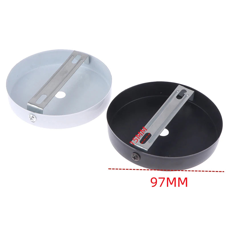 10cm Metal Ceiling Lamp Plate DIY Retro Pendant Light Base Ceiling Lamp Plate Nixie