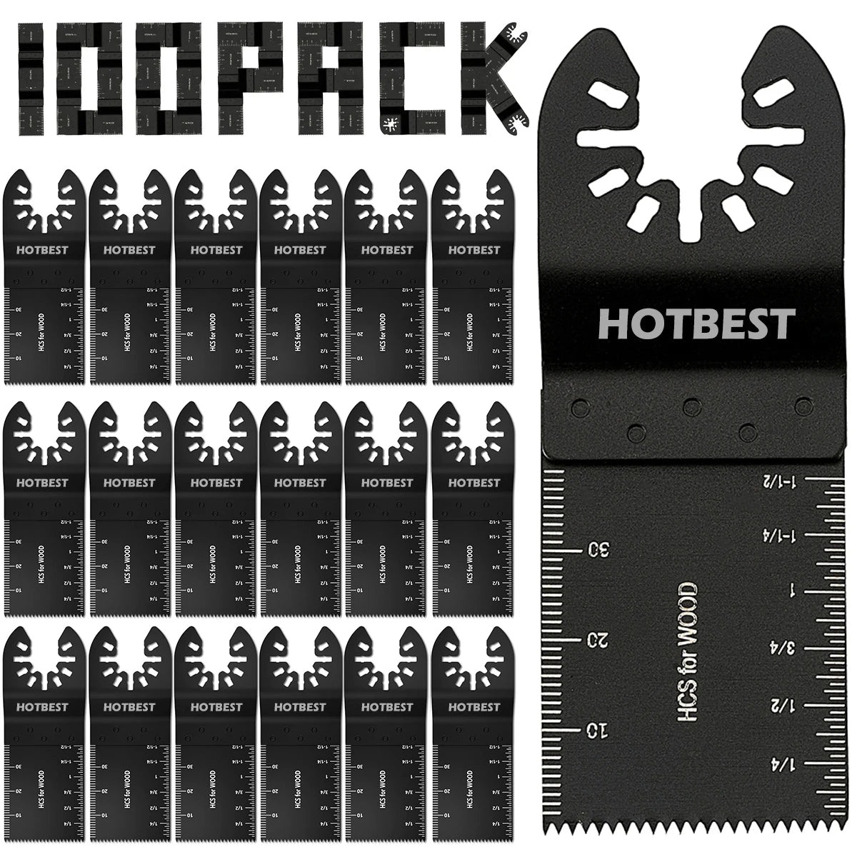 Oscillating Multi Tool Saw Blades – High Carbon Steel Set