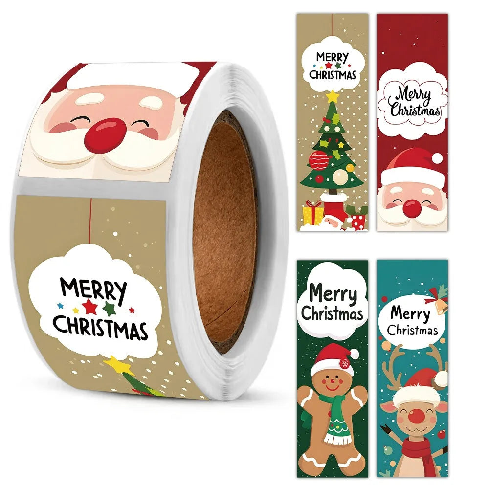 120PCS Christmas Stickers – Santa, Snowman & Xmas Gift Decals Christmas Stickers Nixie A 1600*900*700MM
