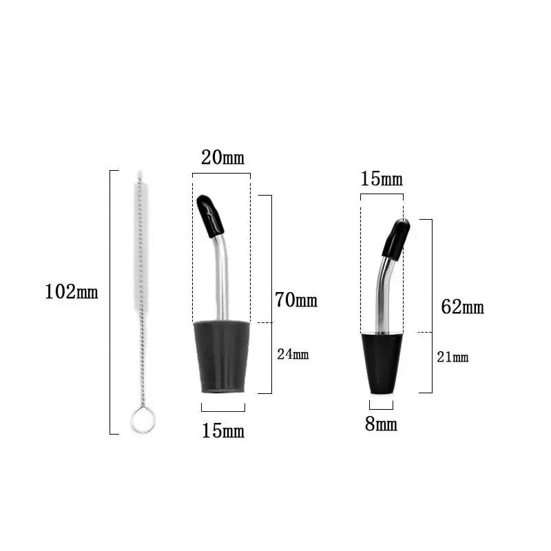 Kettle Extension Nozzle Stainless Steel for Camping & Coffee Kettle Drip Nozzle Nixie