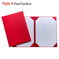 PU Leather A3/A4 Certificate & Contract Folder Cover Document Folder Cover Nixie Style 4