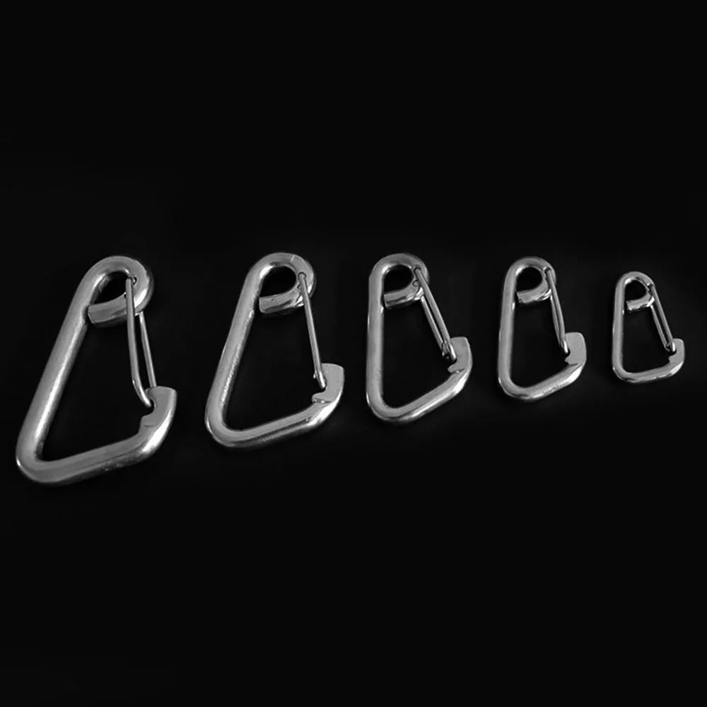 Heavy Duty 304 Stainless Steel Carabiner Clip – 6 Sizes
