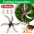 6-Blade Manganese Steel Cutter Head for Vegetable & Forage Chopper