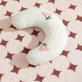 U-Shaped Plush Pet Pillow – Soft Sleeping Mat for Cats & Dogs Pet Sleeping Pillow Nixie White