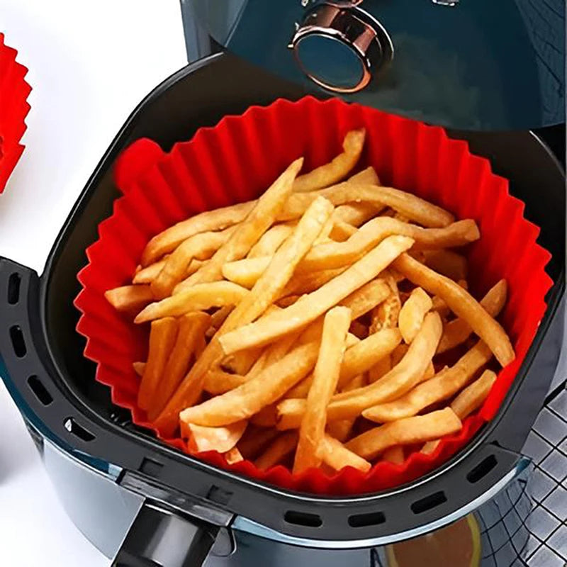 6-Piece Silicone Air Fryer Tray Baking Mat & Basket Liner Silicone Baking Mat Nixie