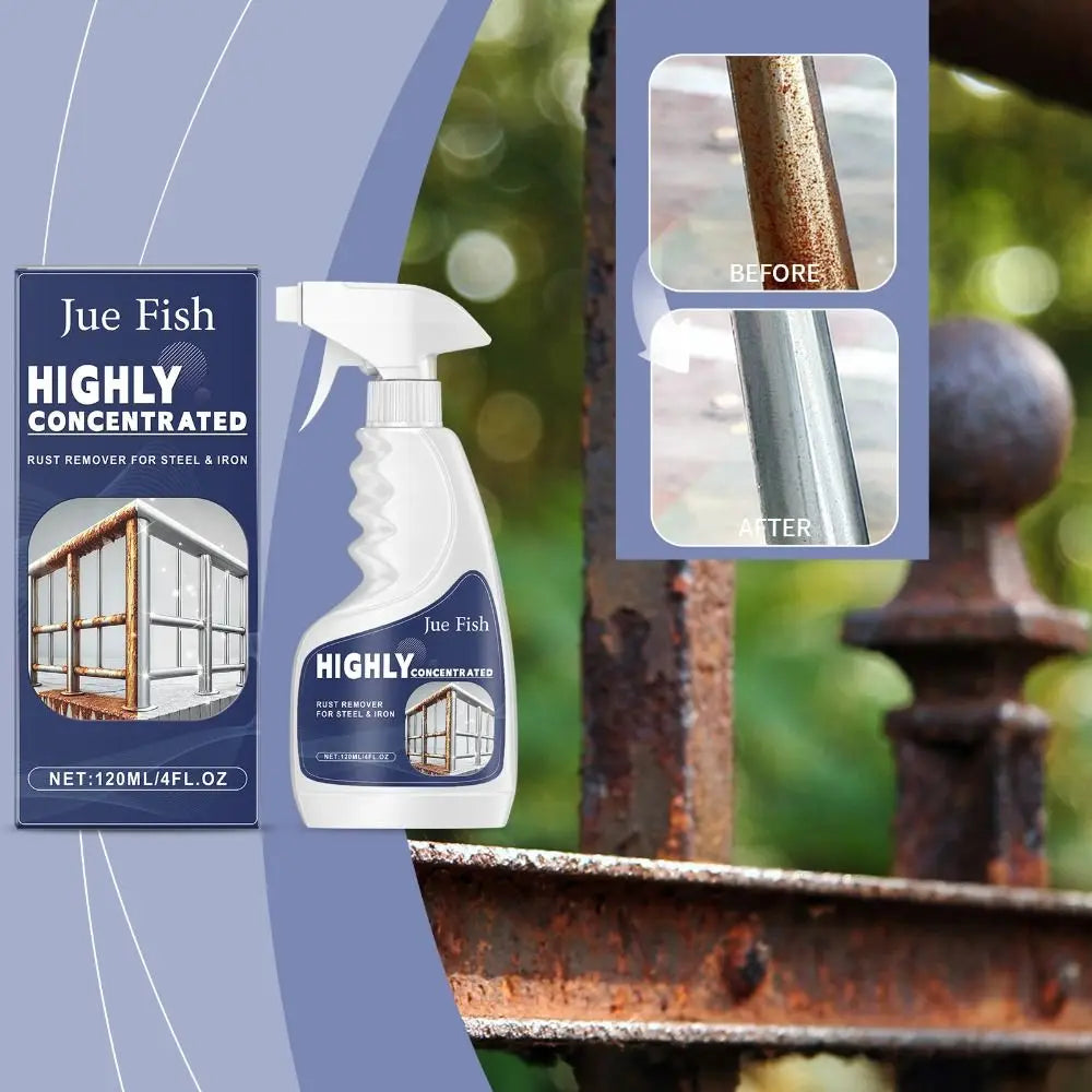 Heavy-Duty Metal Rust Remover Dissolver Spray – 120ml Rust Remover Spray Nixie