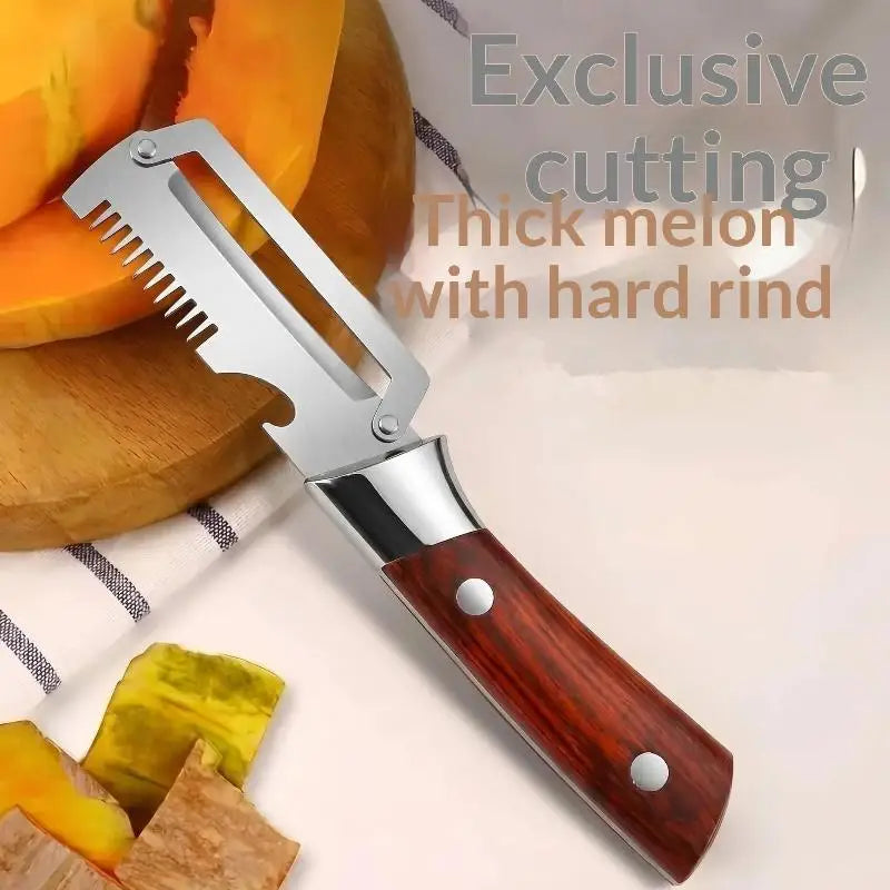 3-in-1 Peeler, Serrated Knife & Bottle Opener Kitchen Tool Vegetable Peeler Tool Nixie