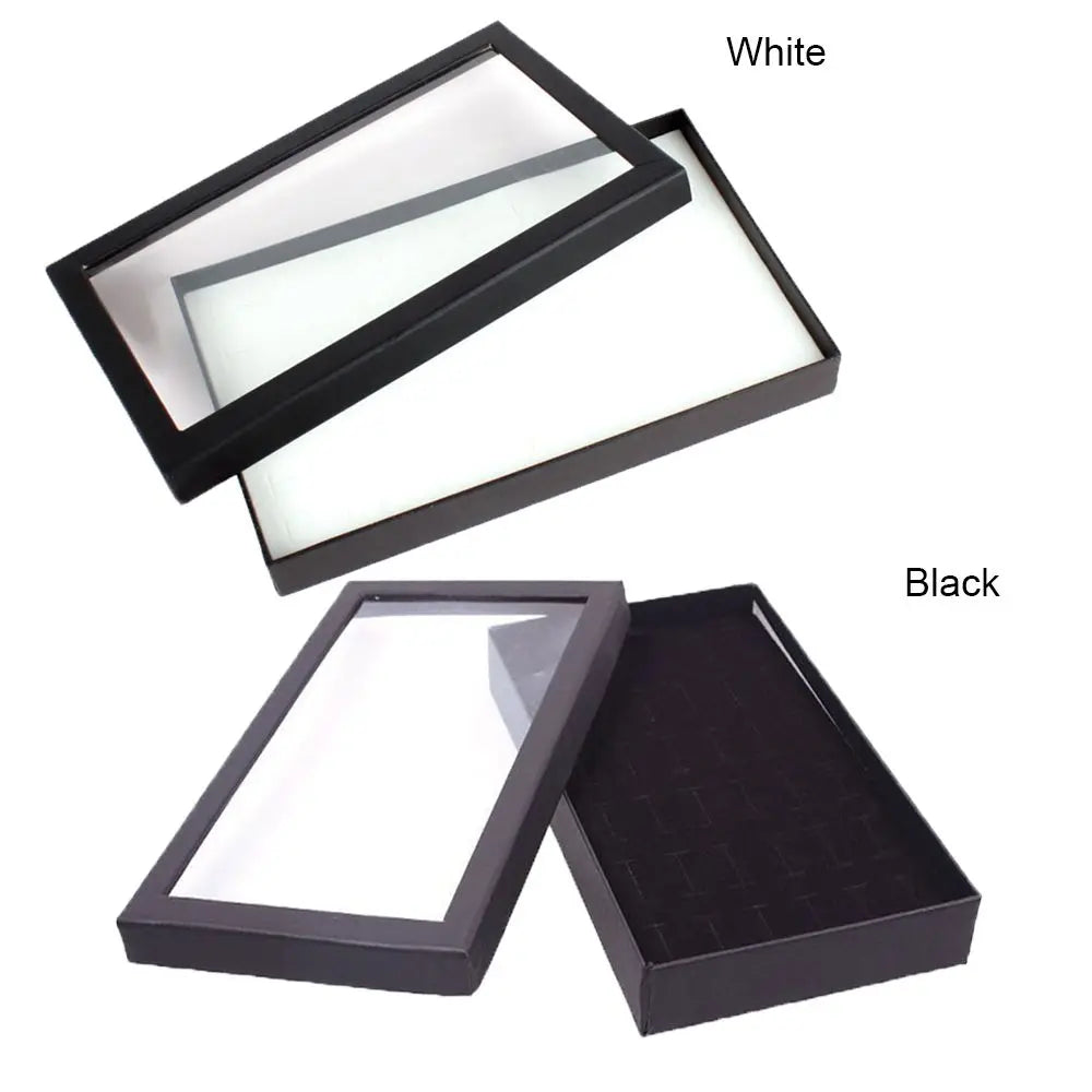 36-Slot Jewelry Organizer Box – Ring & Ear Stud Display Case Jewelry Storage Case Nixie