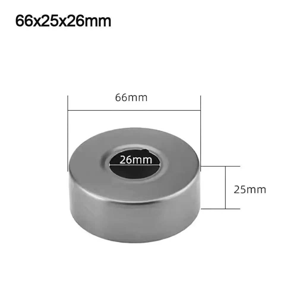 Round Stainless Steel Pipe Cover – Faucet Decorative Cap Pipe Decorative Cover Nixie 66x25x26mm