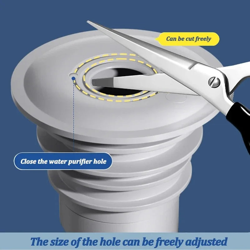 Silicone Sewer Seal Ring – Anti-Odor Floor Drain Plug Drain Seal Plug Nixie