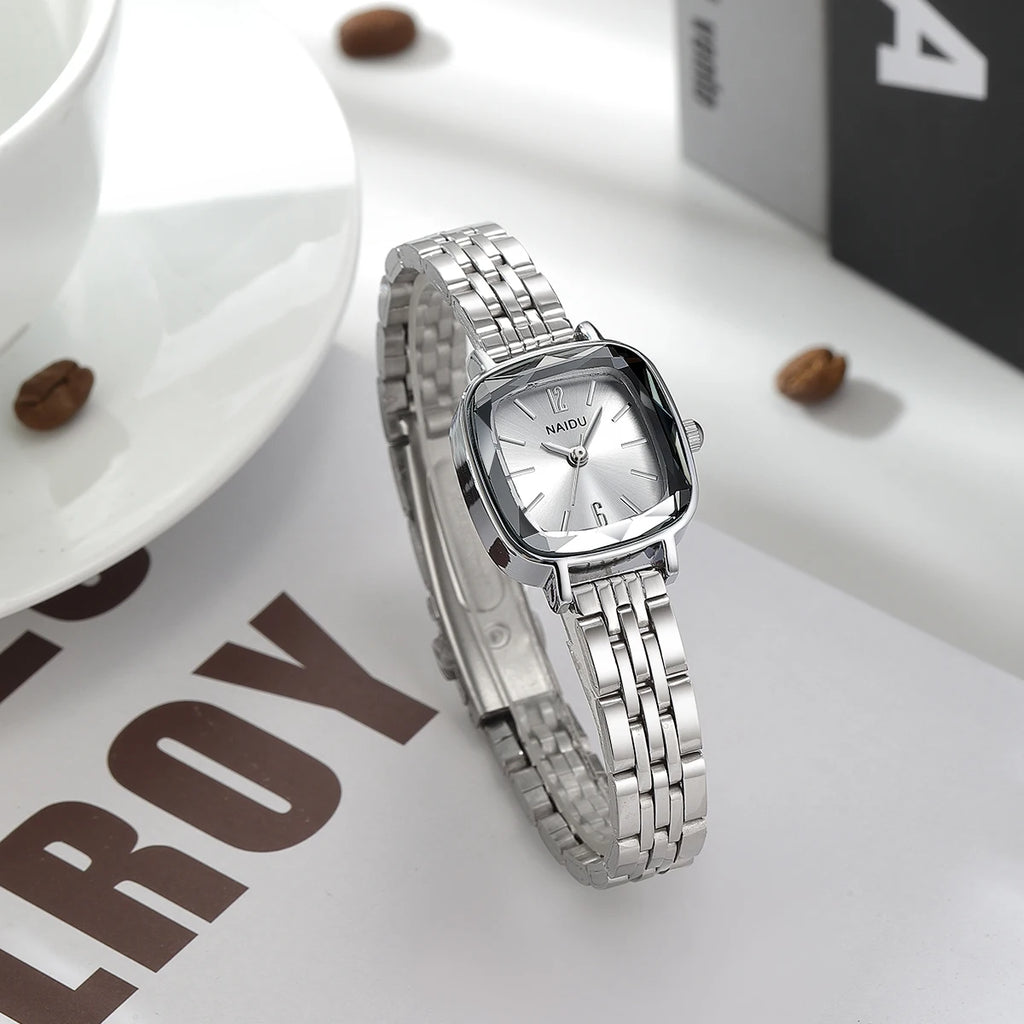 Women's Stainless Steel Quartz Watch – Minimalist & Chic Women's Quartz Watch Nixie