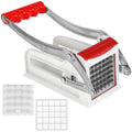Stainless Steel French Fry Cutter – 25 & 49 Hole Blades French Fry Cutter Nixie Red