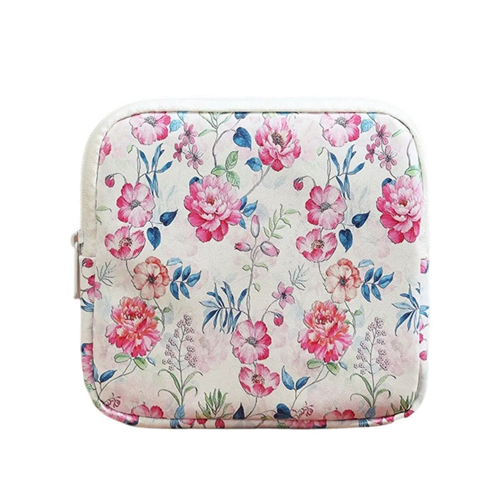 Portable Zipper Pouch – Sanitary Pads & Cosmetic Bag Cosmetic Organizer Pouch Nixie Style 1
