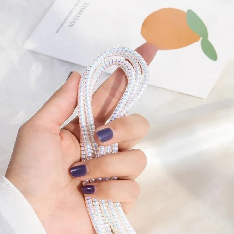1.6M TPU Spring Cable Protector & Cord Organizer Wrap Cable Protector Wrap Nixie