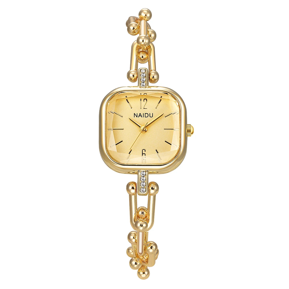 Gold Bohemian Retro Women's Quartz Watch – Roman Numeral Women's Fashion Watch Nixie Gold