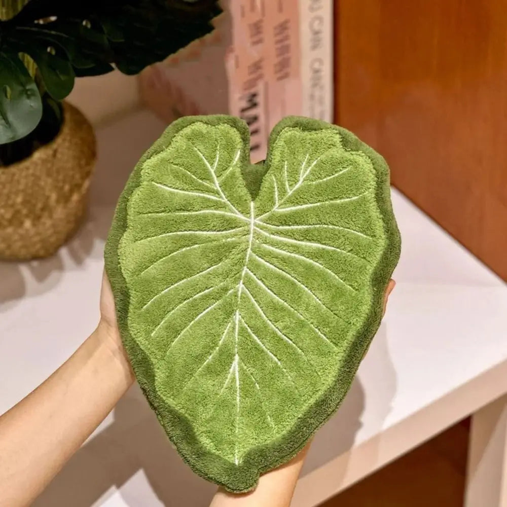 Cartoon Leaf Coral Velvet Hand Towel – Kitchen & Bathroom Hand Towel Nixie