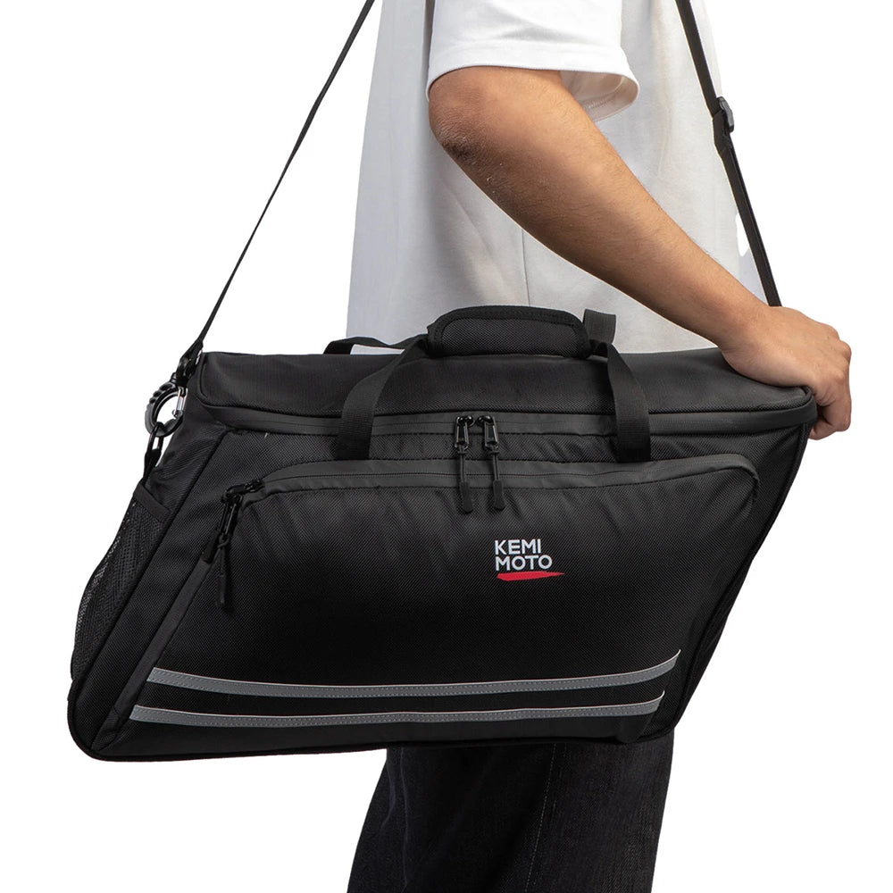 Motorcycle Saddlebag Cooler Bag 22L Leakproof Insulated Insert Motorcycle Cooler Bag Nixie