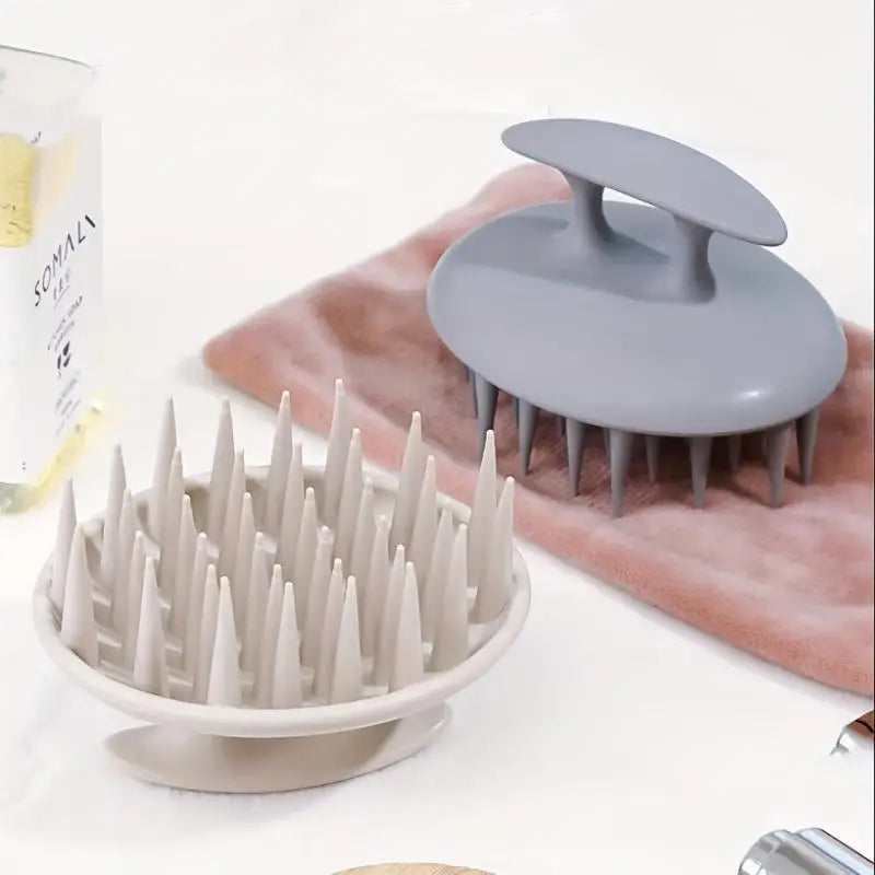 Silicone Scalp Massage Brush – Shampoo & Hair Care Tool Scalp Massage Brush Nixie