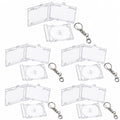 5pcs Acrylic Mini CD Holder Keychain – Customizable Keyring