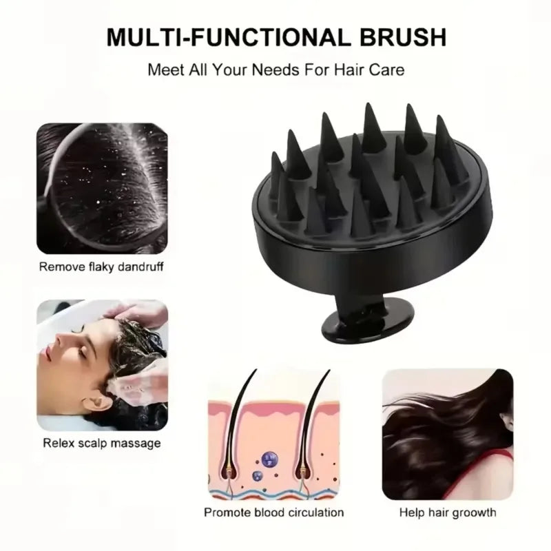 4PCS Silicone Body Scrubber Set – Exfoliating Shower Brush Kit Silicone Scrubber Set Nixie