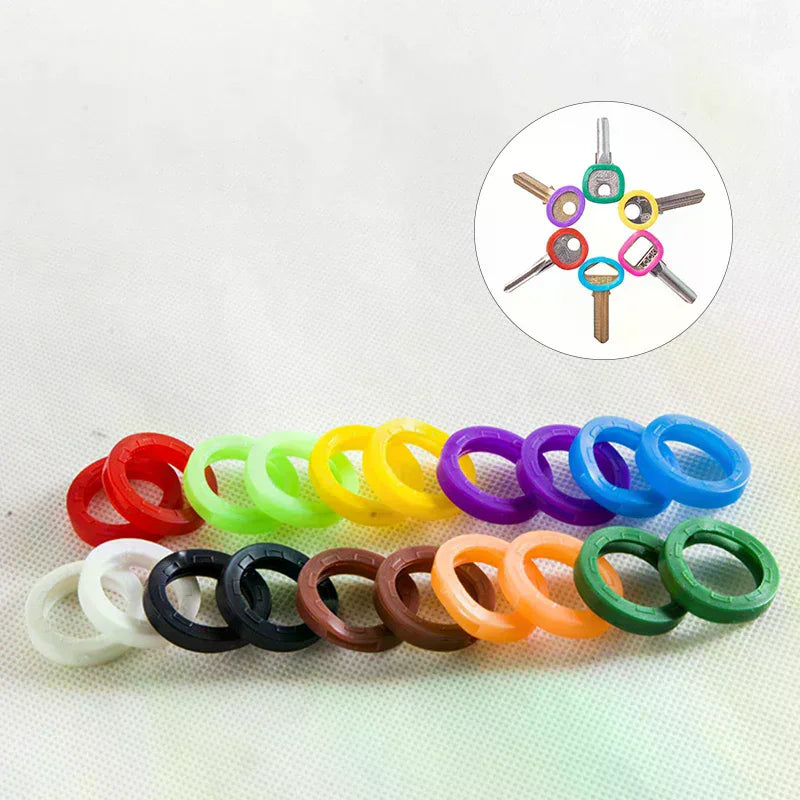30pcs Silicone Key Covers – Colourful Elastic Rubber Key Caps Silicone Key Caps Nixie