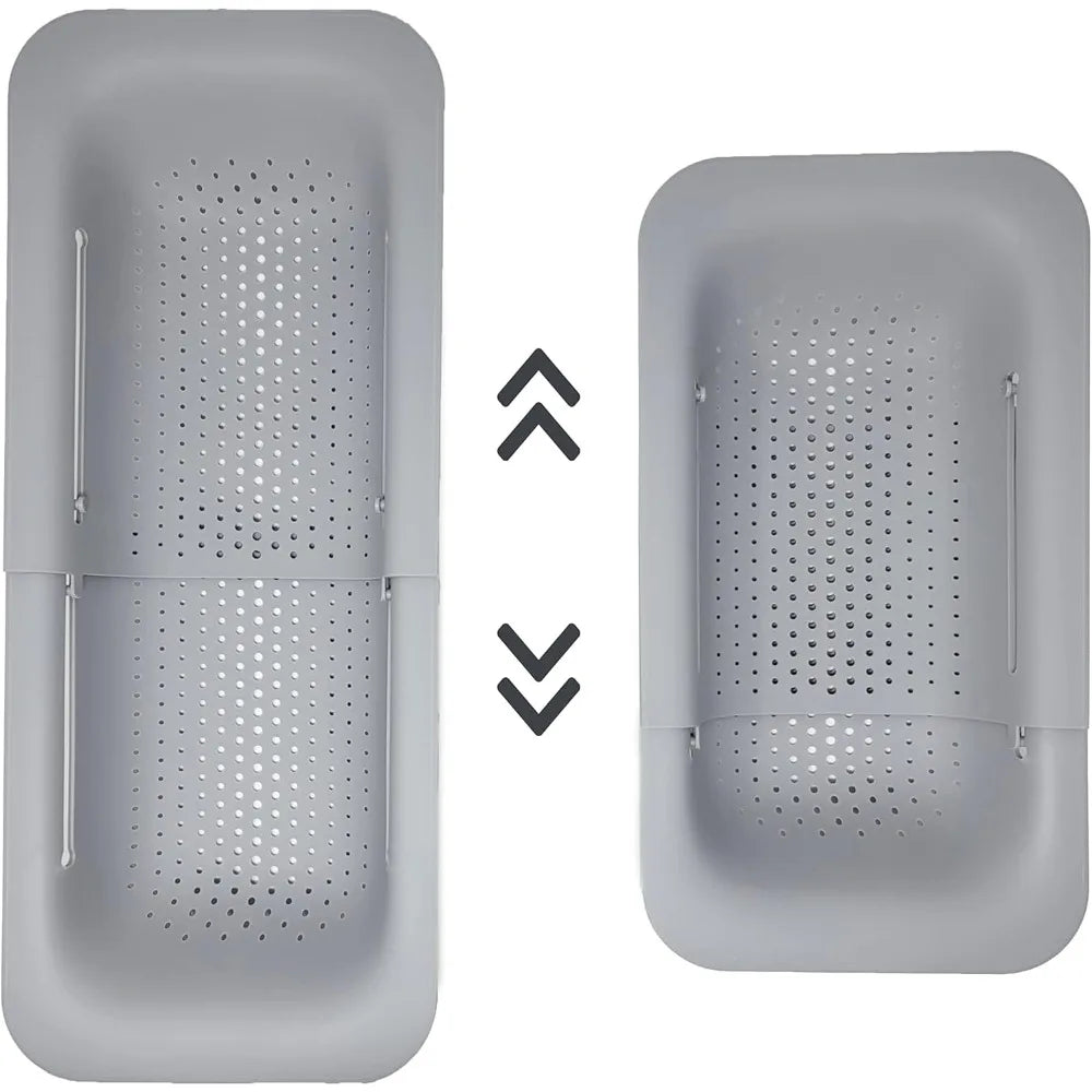 Extendable Over-the-Sink Colander & Strainer Basket | FEB.WIND