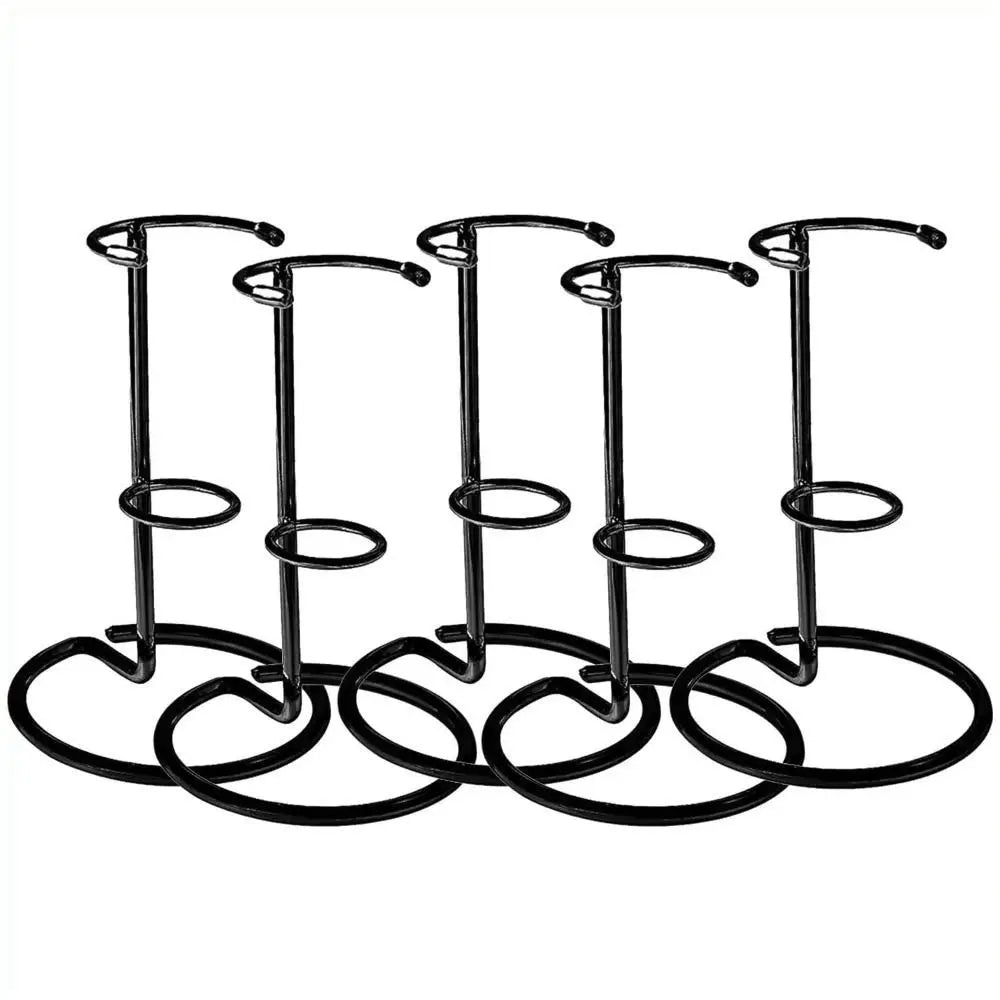 Iron Crystal Display Stand – Round Base Wand & Ornament Holder Crystal Display Stand Nixie