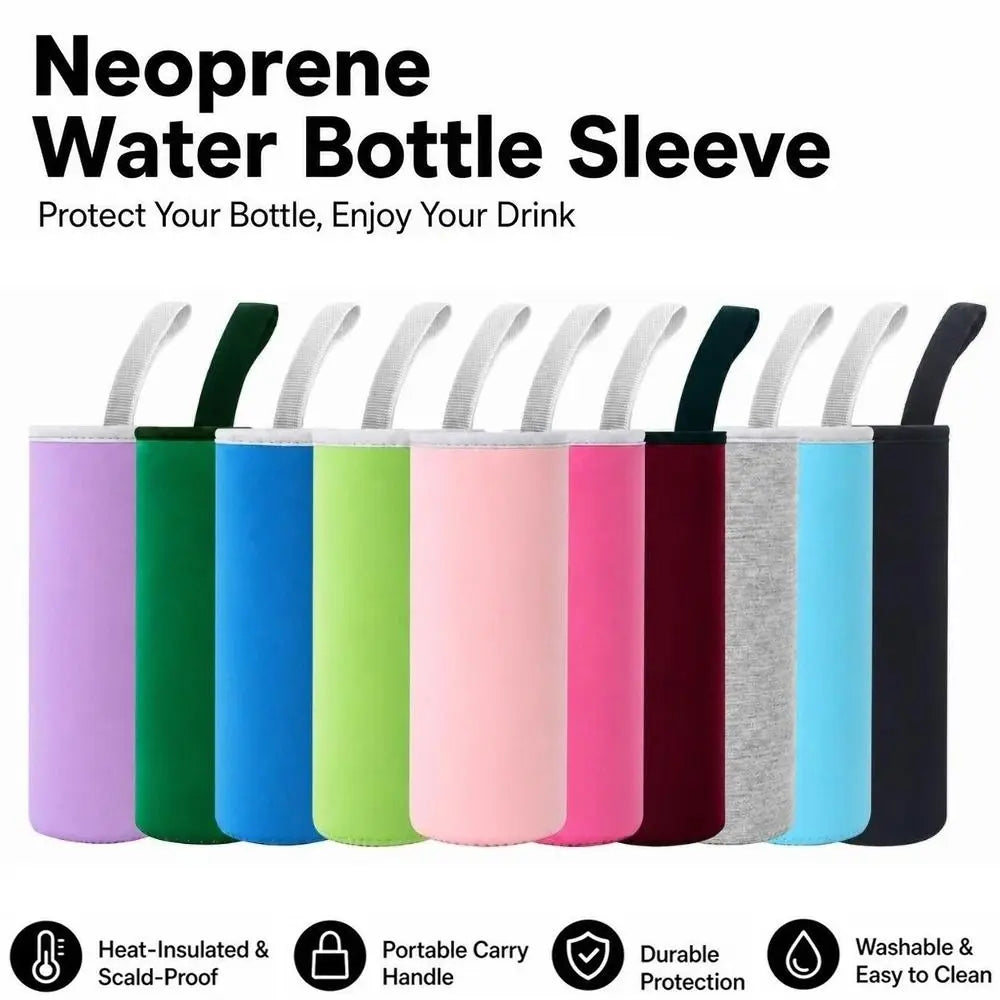 Neoprene Water Bottle Sleeve with Handle – 420/550ml Bottle Sleeve Nixie