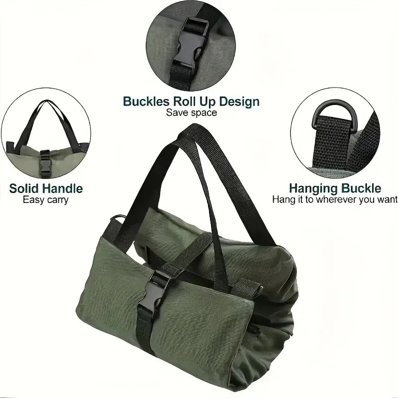 Nixie Heavy-Duty Roll-Up Tool Bag – Oxford Fabric Organizer Roll-Up Tool Bag Nixie