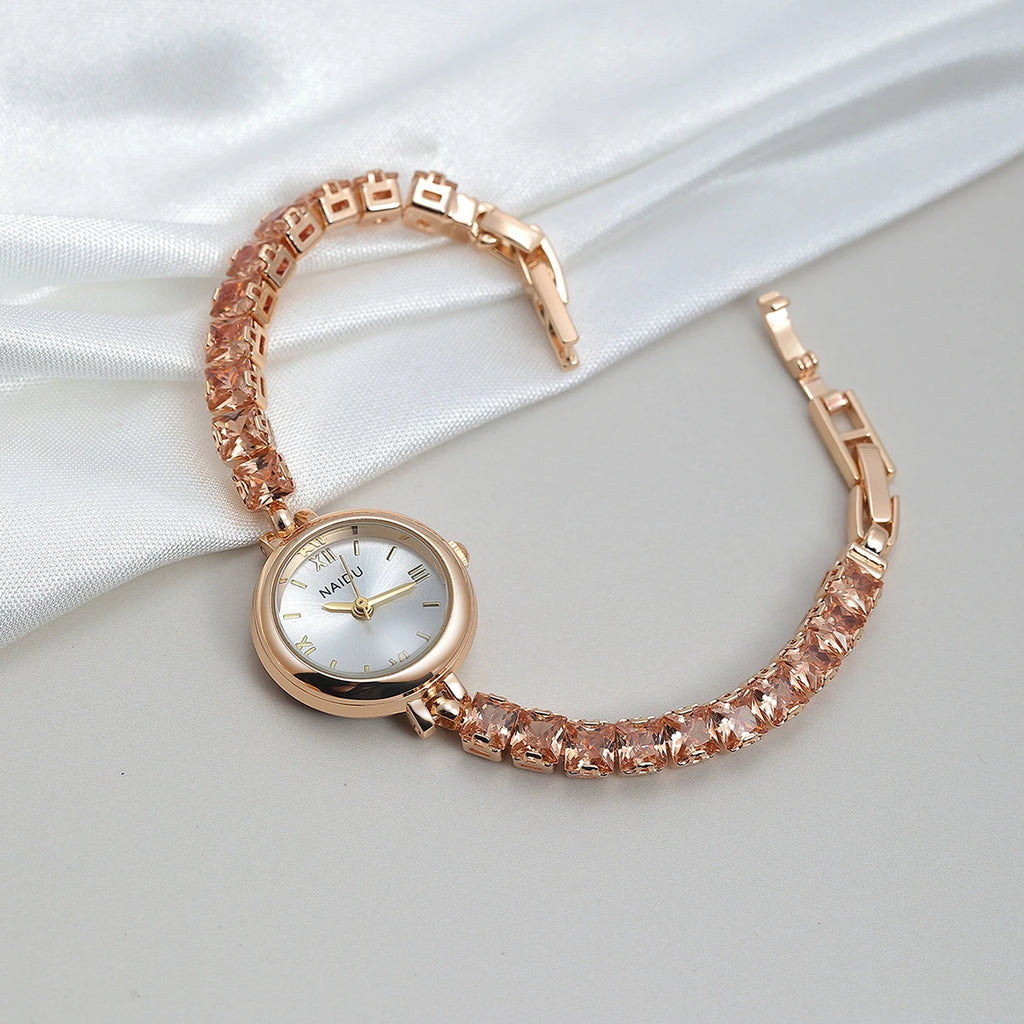 Women's Colorful Rhinestone Quartz Watch | Casual Fashion Women's Fashion Watch Nixie