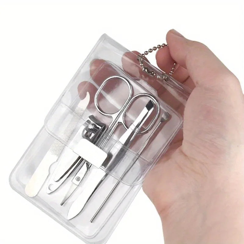 5-Piece Stainless Steel Nail Care Kit – Scissors, File & More Nail Care Kit Nixie